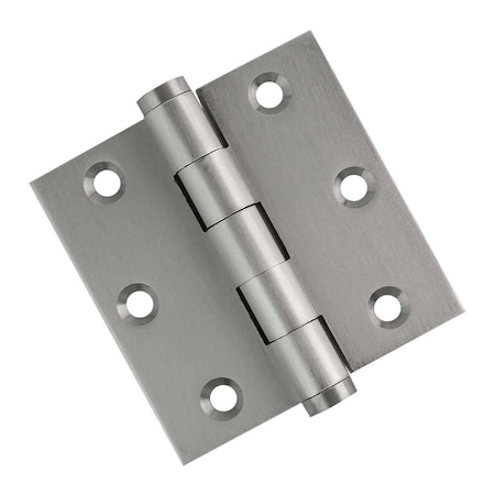 Embassy 3 x 3 Solid Brass Hinge, Satin Nickel Finish with Flat Tips 3030US15F-1